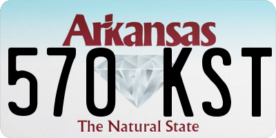 AR license plate 570KST