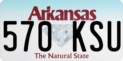 AR license plate 570KSU
