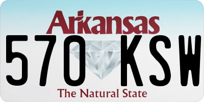 AR license plate 570KSW