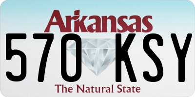 AR license plate 570KSY