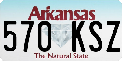 AR license plate 570KSZ