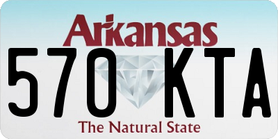 AR license plate 570KTA