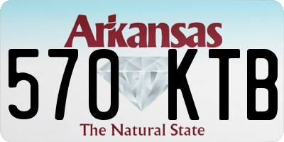 AR license plate 570KTB