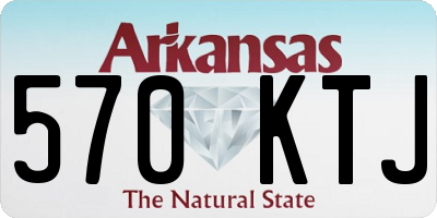 AR license plate 570KTJ