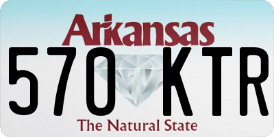 AR license plate 570KTR