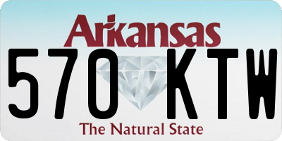AR license plate 570KTW