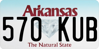 AR license plate 570KUB