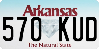 AR license plate 570KUD
