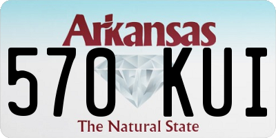AR license plate 570KUI