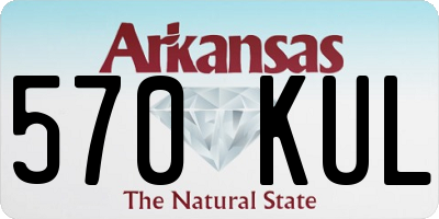 AR license plate 570KUL