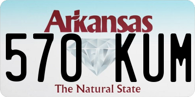 AR license plate 570KUM