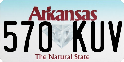 AR license plate 570KUV