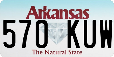 AR license plate 570KUW
