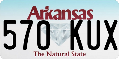 AR license plate 570KUX