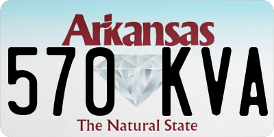 AR license plate 570KVA