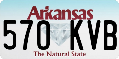 AR license plate 570KVB