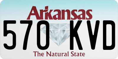 AR license plate 570KVD
