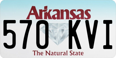 AR license plate 570KVI
