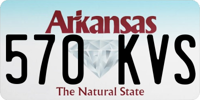AR license plate 570KVS