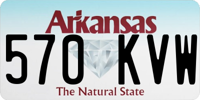 AR license plate 570KVW