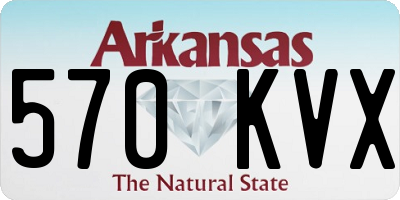 AR license plate 570KVX