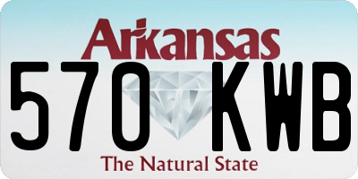 AR license plate 570KWB