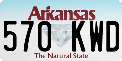 AR license plate 570KWD