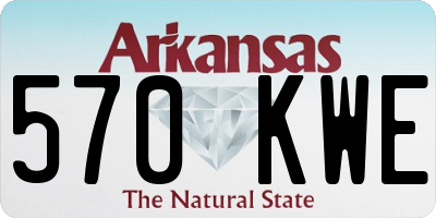 AR license plate 570KWE