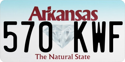 AR license plate 570KWF