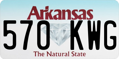 AR license plate 570KWG