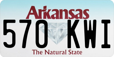 AR license plate 570KWI