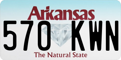 AR license plate 570KWN