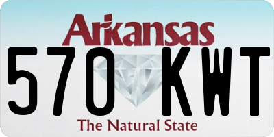AR license plate 570KWT