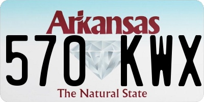 AR license plate 570KWX