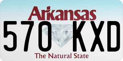 AR license plate 570KXD