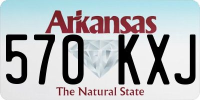 AR license plate 570KXJ