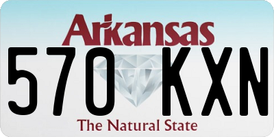 AR license plate 570KXN