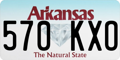 AR license plate 570KXO