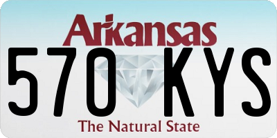 AR license plate 570KYS