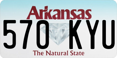 AR license plate 570KYU