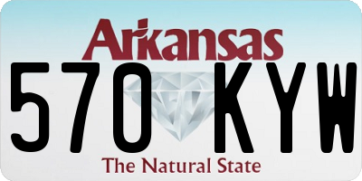 AR license plate 570KYW