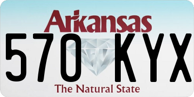AR license plate 570KYX