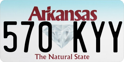 AR license plate 570KYY
