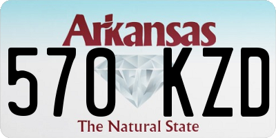 AR license plate 570KZD