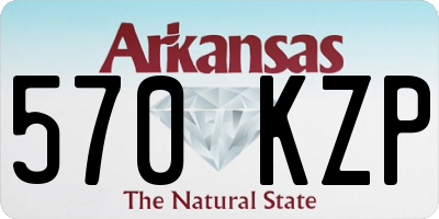AR license plate 570KZP