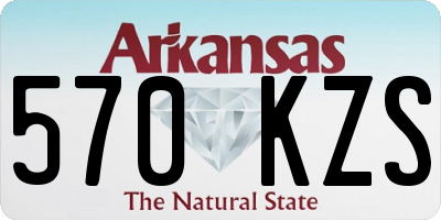 AR license plate 570KZS
