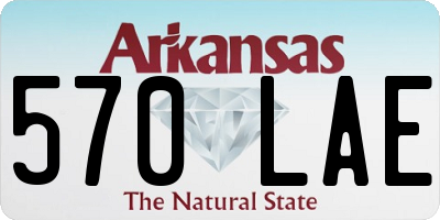 AR license plate 570LAE