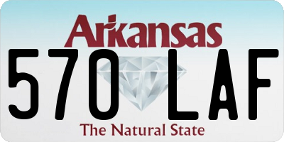 AR license plate 570LAF