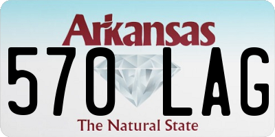 AR license plate 570LAG