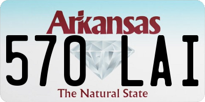 AR license plate 570LAI